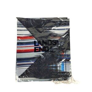 Land's End New Collectible Scarf Red White Blue